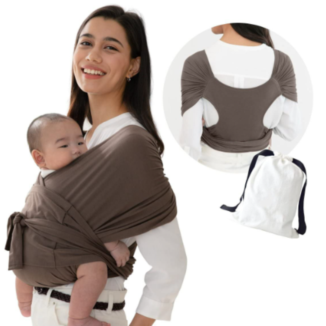 Ergonomisch gestalteter Baby-Tragewickel