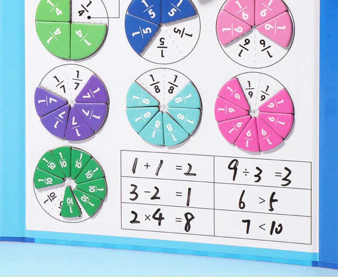 Magnetic Fraction Learning Set - Educational Math Tool