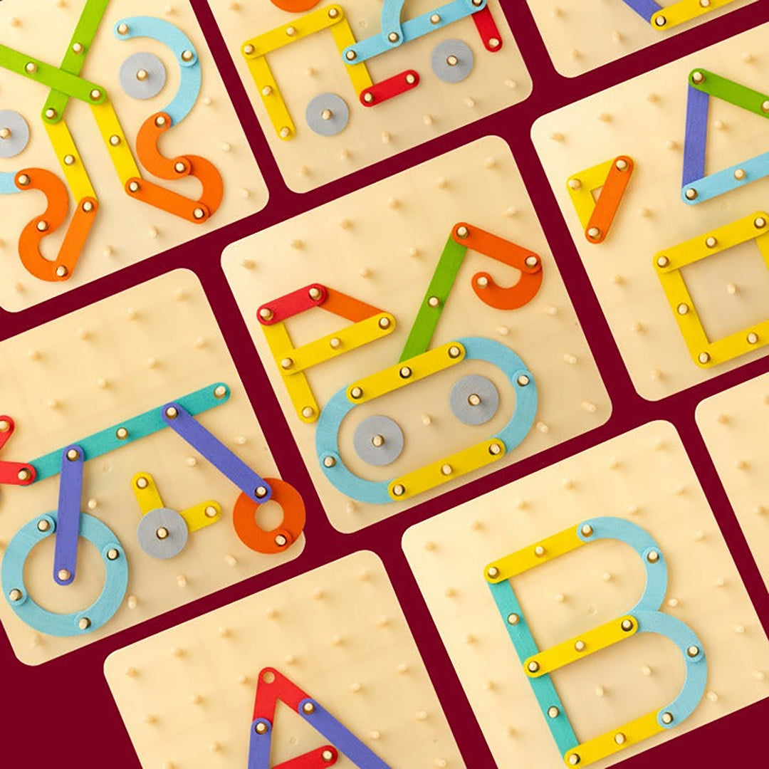 Montessori Puzzle Board - Inspiring Creative Play and Thinking for Children