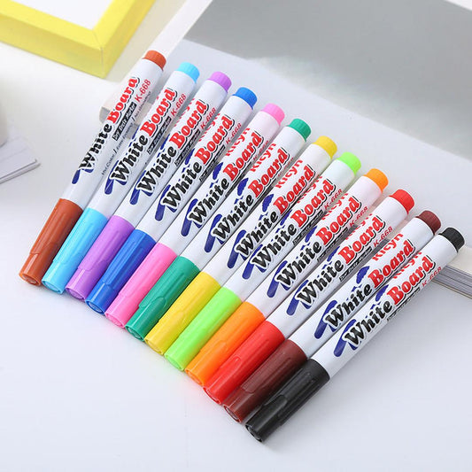 Floating Drawing Magic Markers for Kids - 12-Piece Set