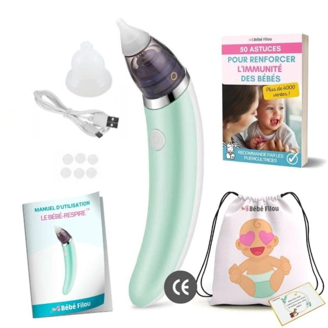 Elektrischer Baby-Nasenaspirator - Sanftes Nasenreinigungsgerät