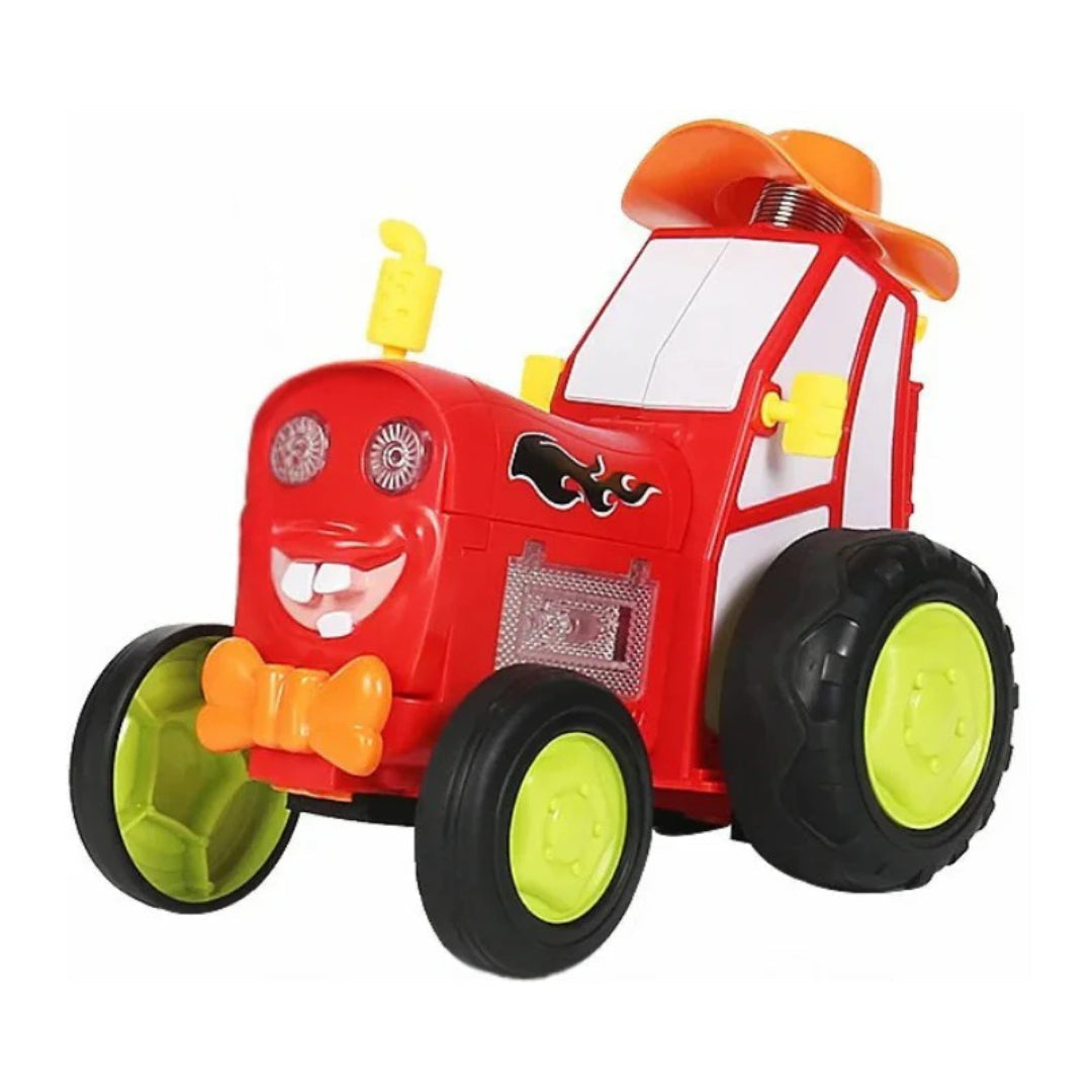 Cartoon-Stil Spielzeugtraktor - Lustiges landwirtschaftliches Fahrzeug