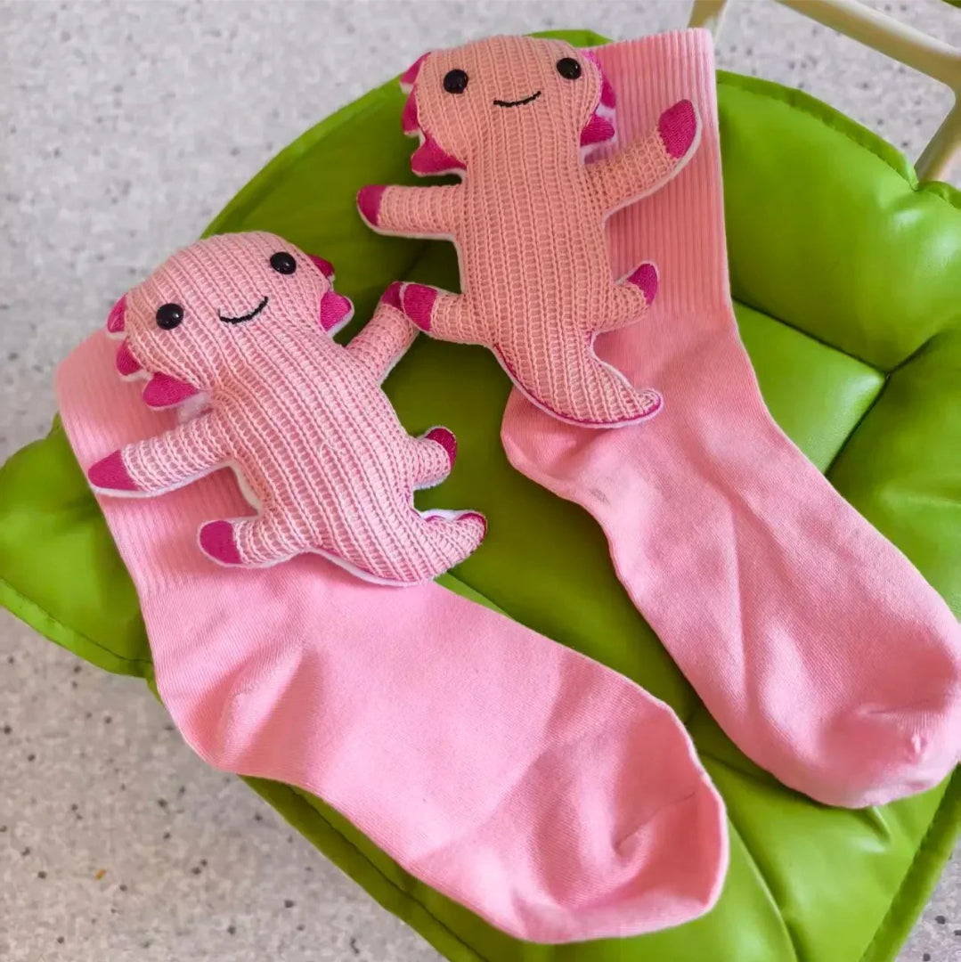 Cozy 3D Animal-Inspired Slipper Socks with Non-Slip Sole