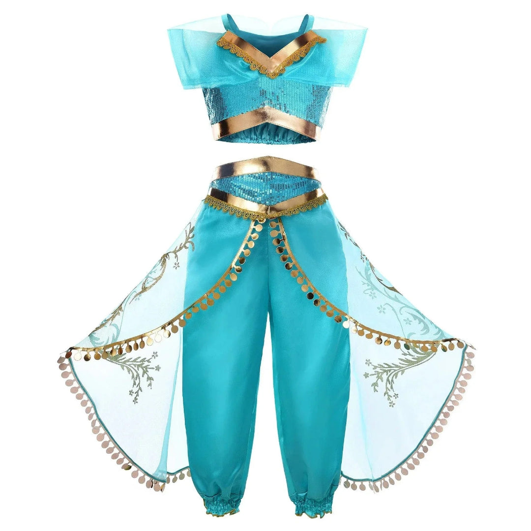 Verzauberndes Deluxe-Prinzessin-Outfit für Kinder