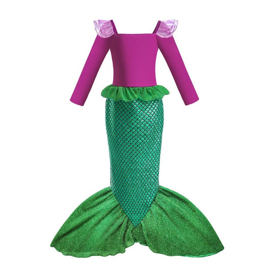 Toddler and Kids Mermaid Costume Set