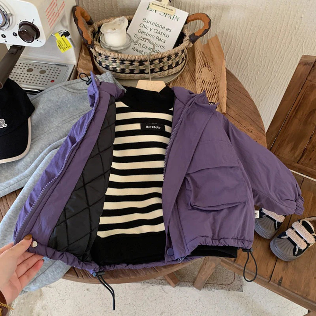 Unisex Polyester Hooded Windbreaker