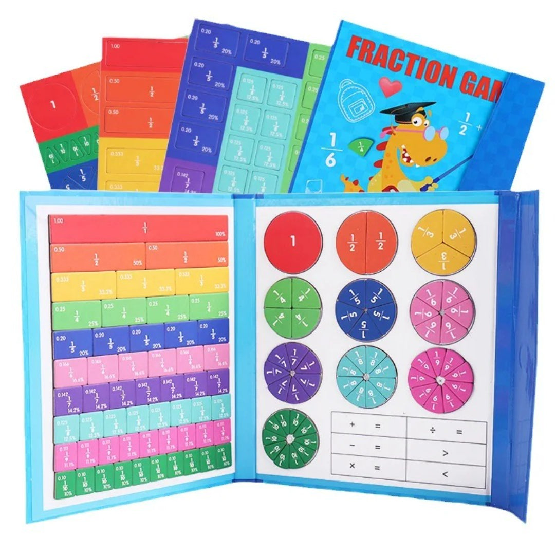 Magnetic Fraction Learning Set - Educational Math Tool