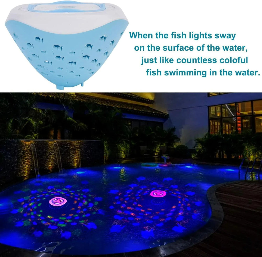 LED-Brunnen-Badspielzeug mit sprühenden Lichteffekten