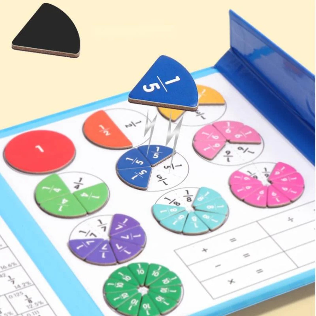 Magnetic Fraction Learning Set - Educational Math Tool