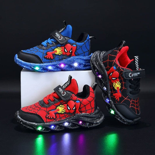 Kids' LED Light-Up Sneakers with Fun Prints