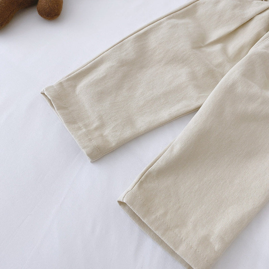 Boys' casual pants with elastic waistband