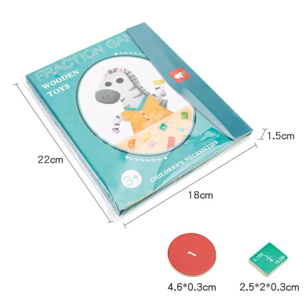 Magnetic Fraction Learning Set - Educational Math Tool