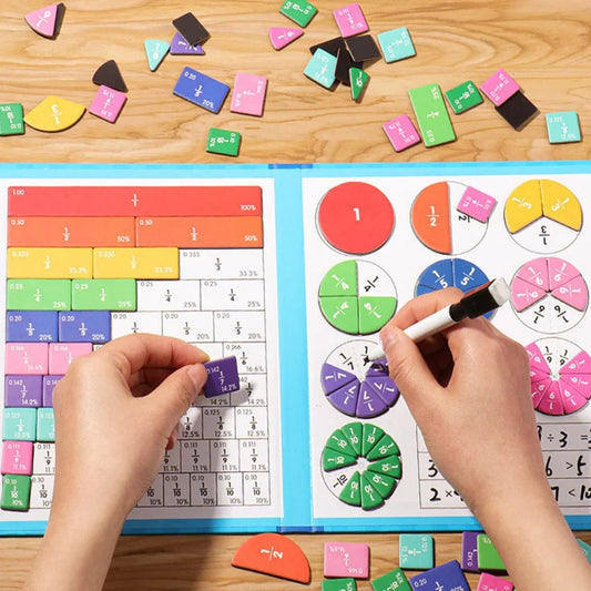 Magnetic Fraction Learning Set - Educational Math Tool