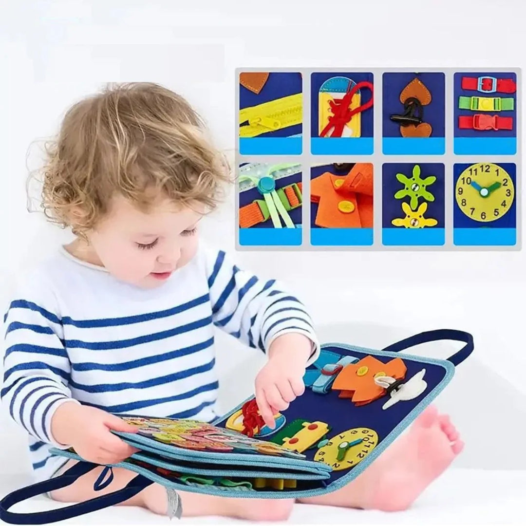 Learning to Dress: An educational book for developing motor skills
