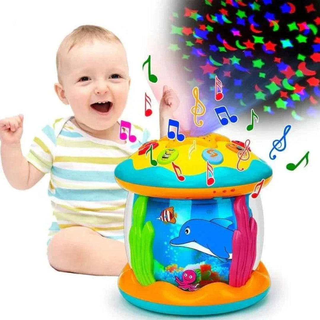 Light and sound musical instrument for toddlers