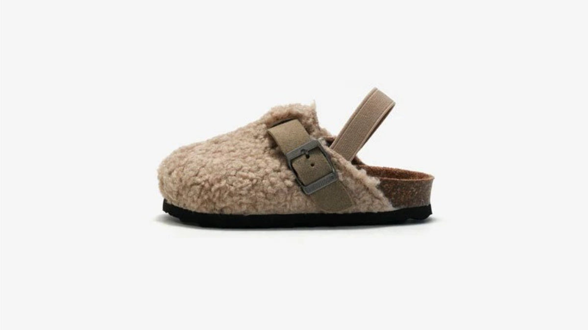 Unisex Kinder Woll-Mokassins