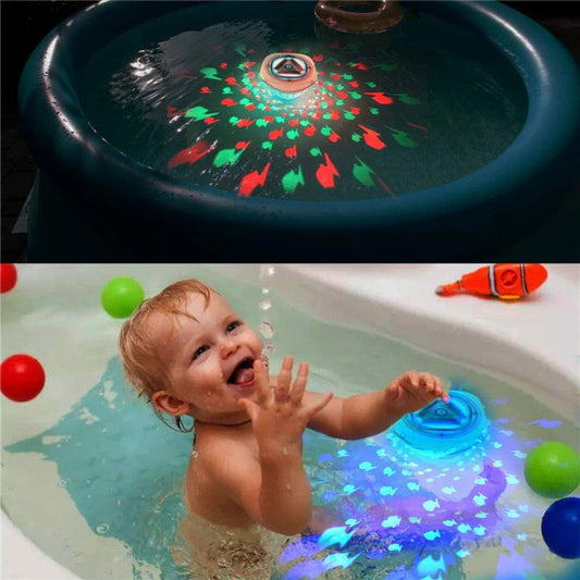 LED Fountain Bath Toy with Spraying Light Effects