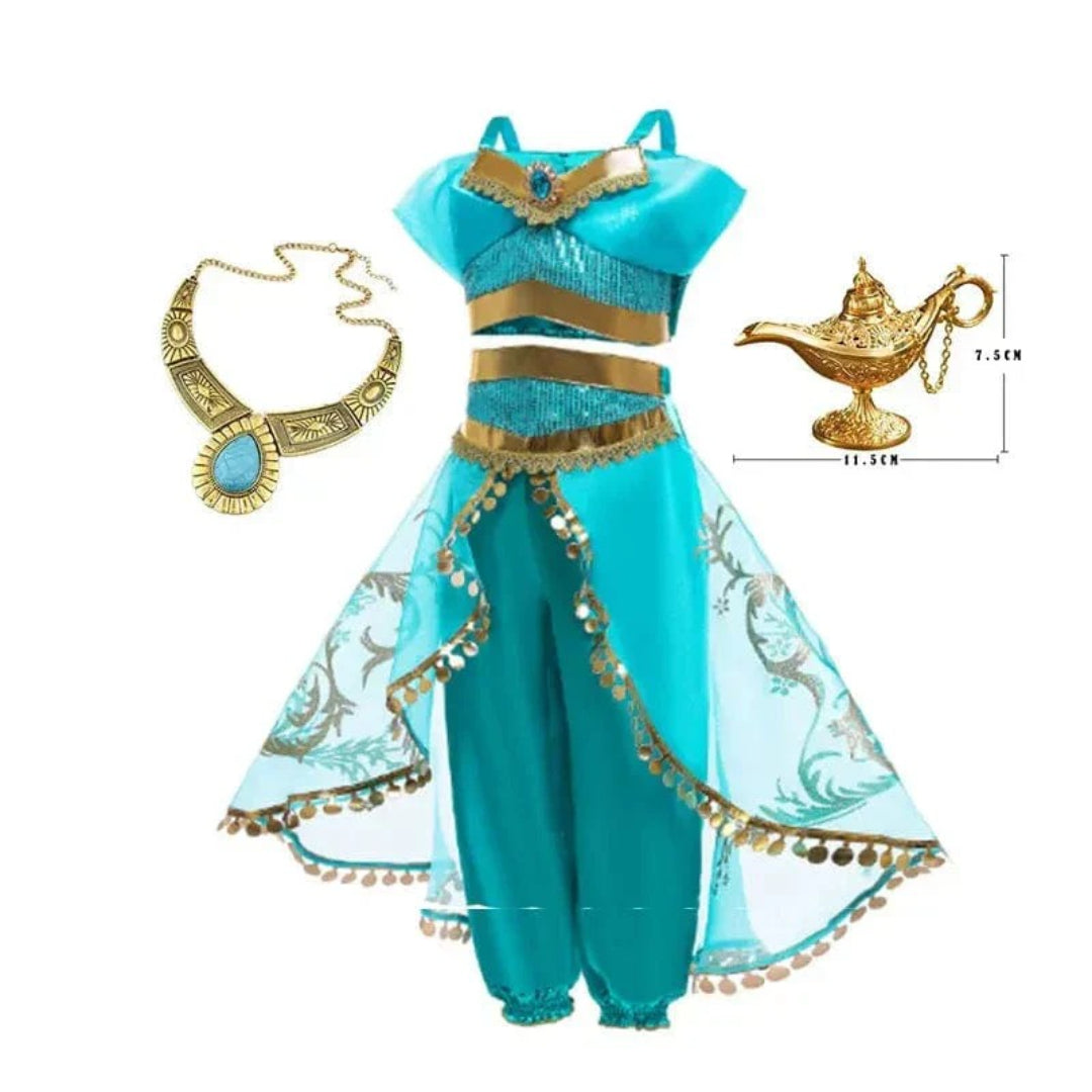 Verzauberndes Deluxe-Prinzessin-Outfit für Kinder