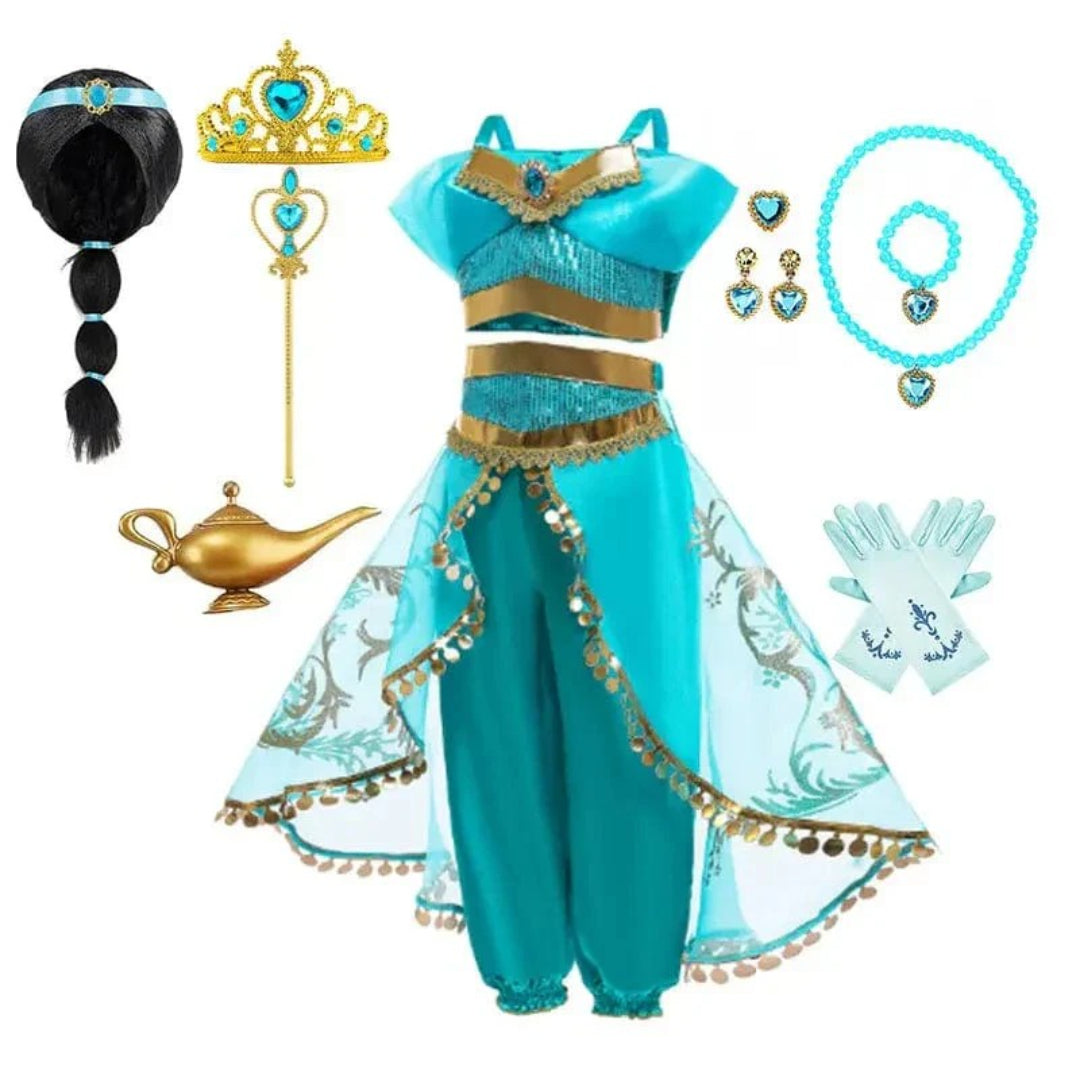 Verzauberndes Deluxe-Prinzessin-Outfit für Kinder