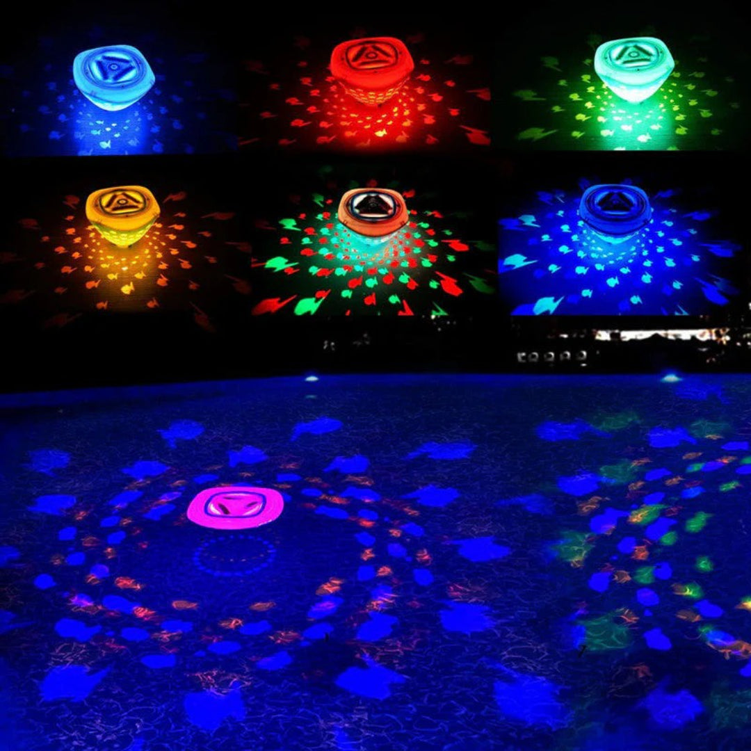 LED-Brunnen-Badspielzeug mit sprühenden Lichteffekten
