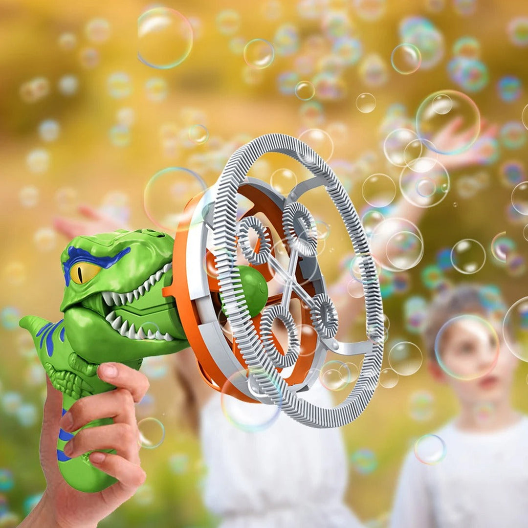 Dinosaurier Seifenblasen-Blaster – Spaß im Freien für Kinder