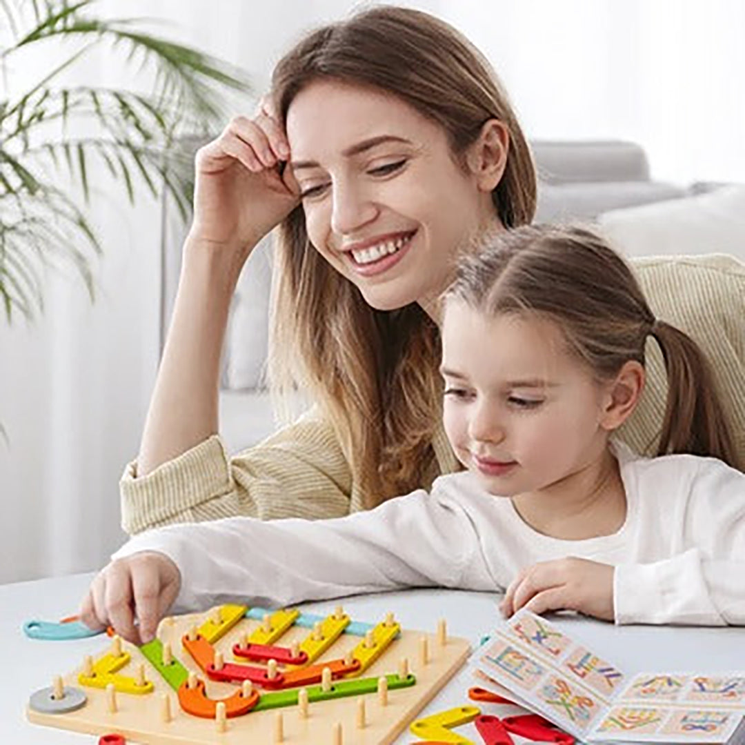 Montessori Puzzle Board - Inspiring Creative Play and Thinking for Children