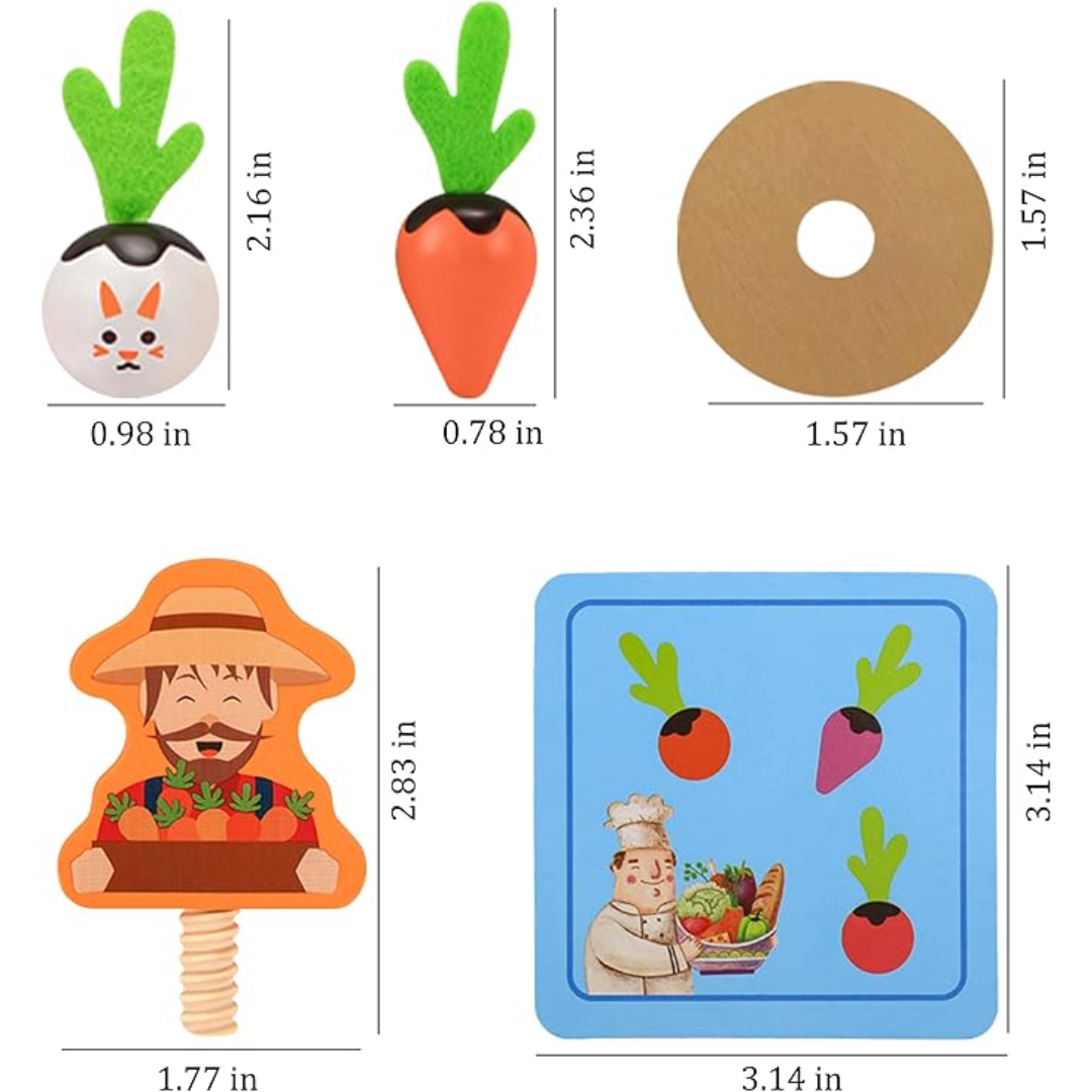 Kids' Vegetable Play Set – Fun for Role-Play