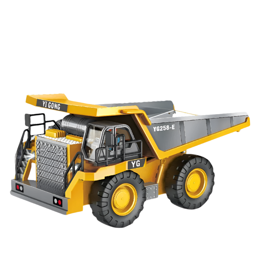 Hydraulically remote-controlled toy car
