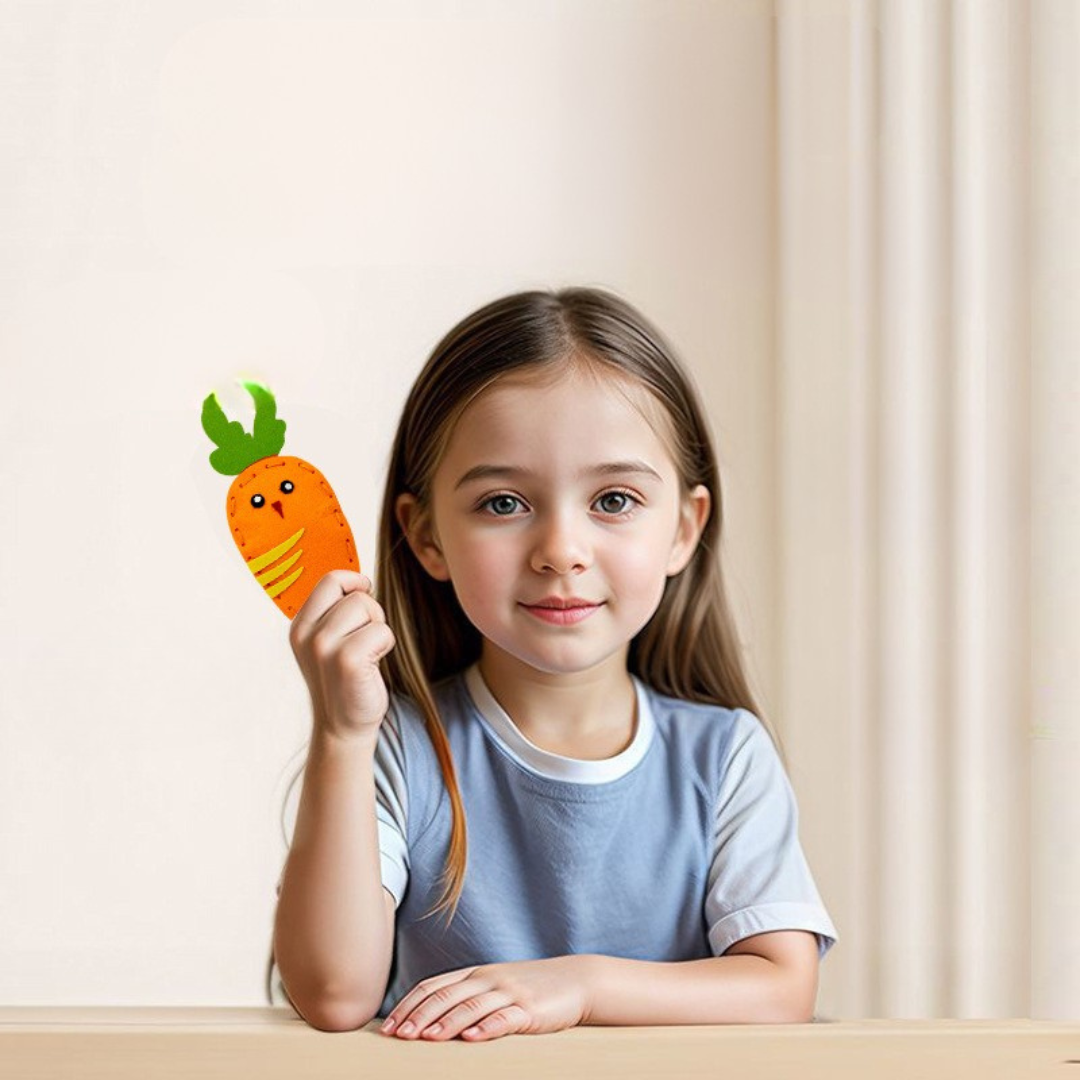 Safe Craft Sewing Kit for Kids with Felt Animal Projects