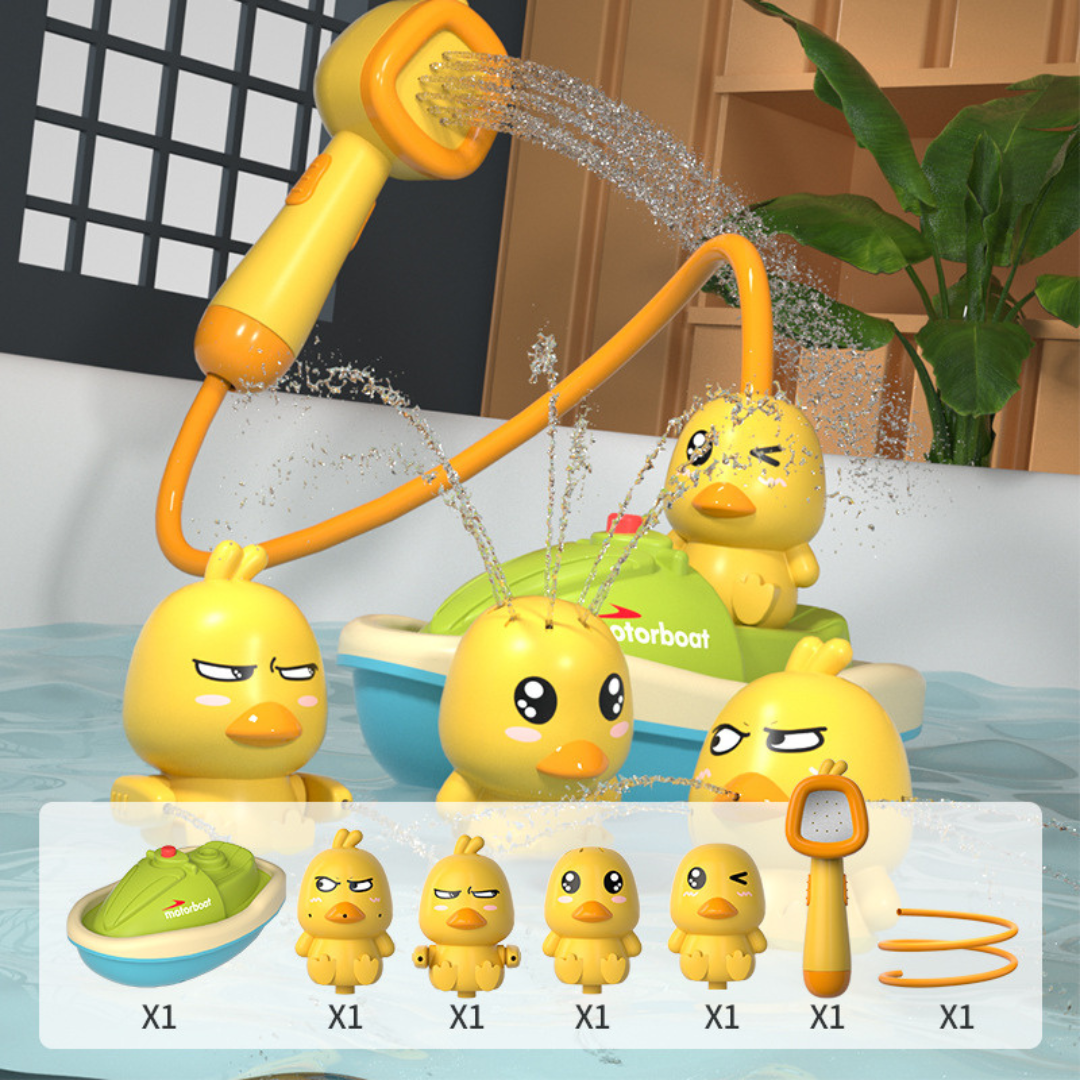 Fountain and shower duck