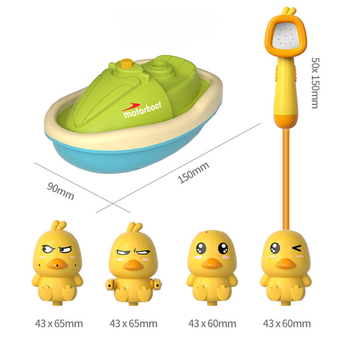 Fountain and shower duck