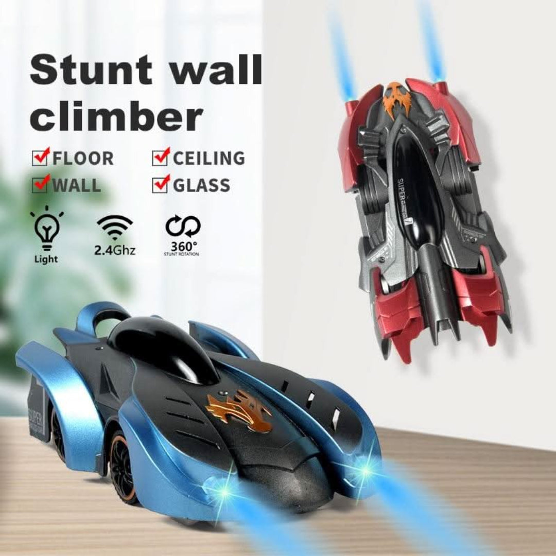 Wall-Climbing RC Stunt Car - Defy gravity with exciting wall and ceiling driving!