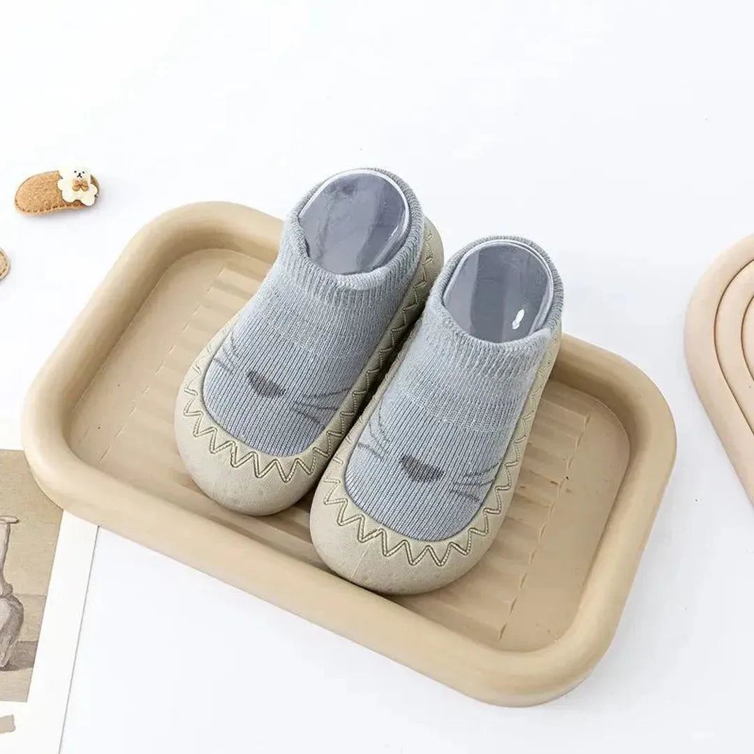 Babysocken-Schuhe mit rutschfester Sohle
