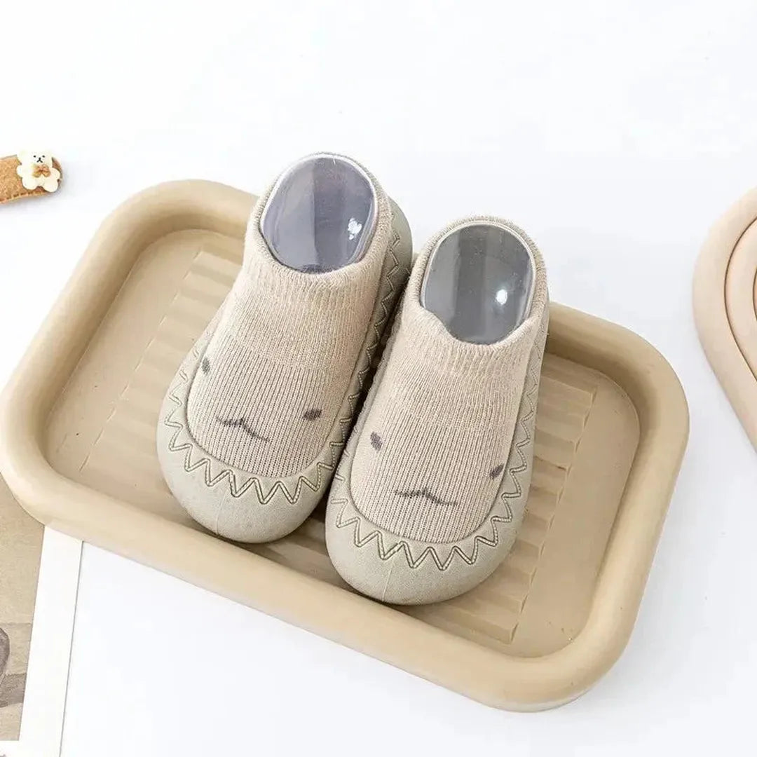 Babysocken-Schuhe mit rutschfester Sohle