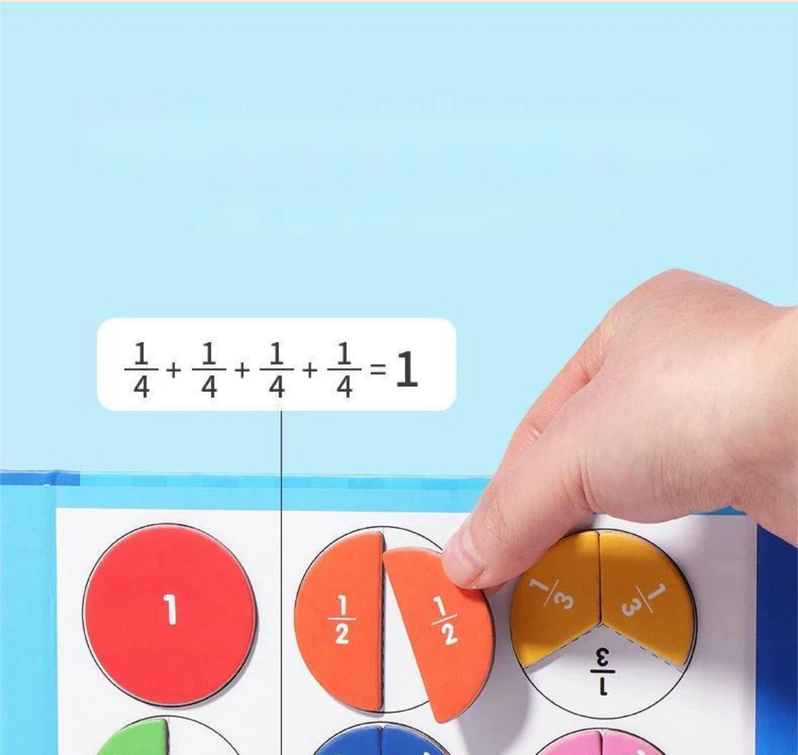 Magnetic Fraction Learning Set - Educational Math Tool
