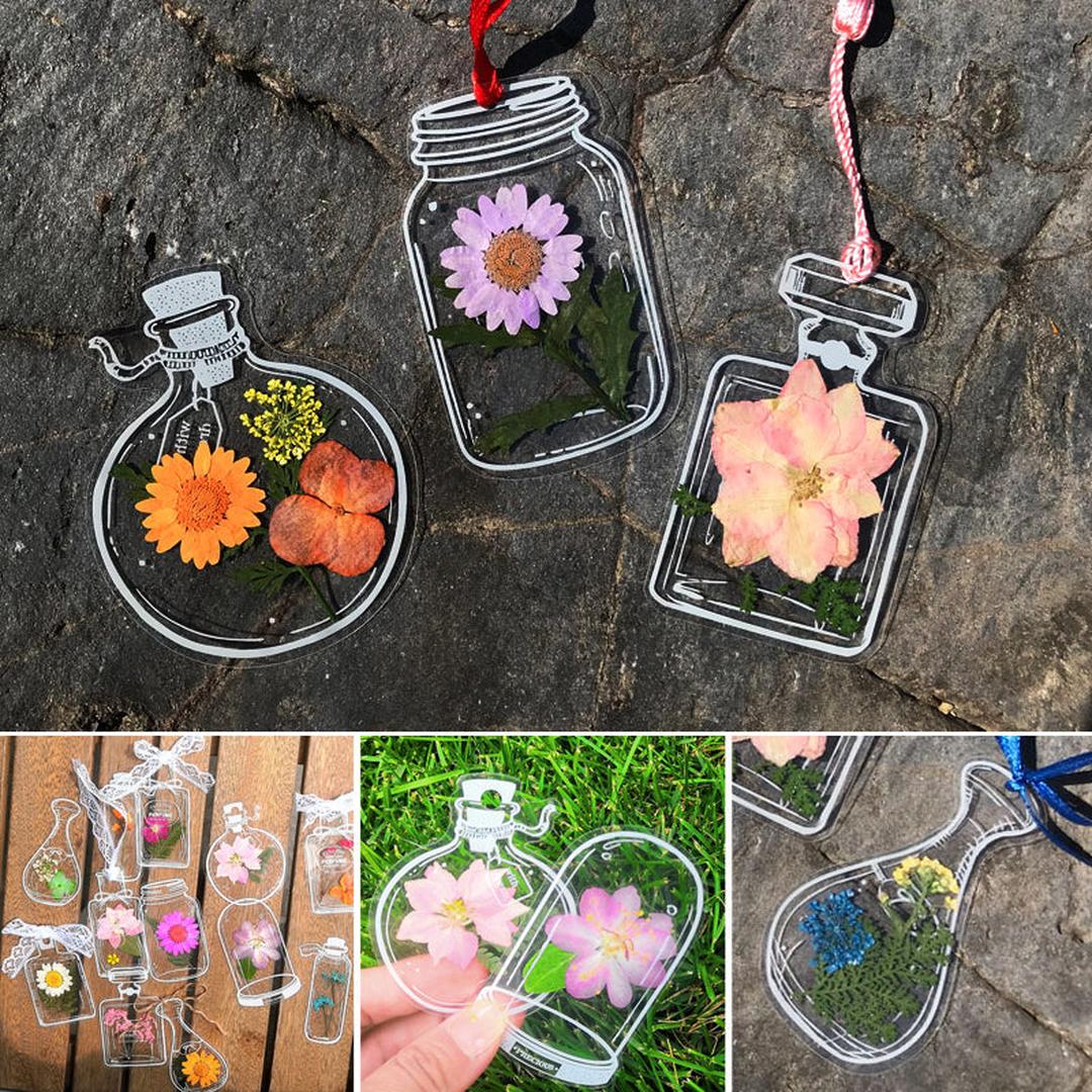 DIY Pressed Flower Bookmark Kit - 30-Piece Collection