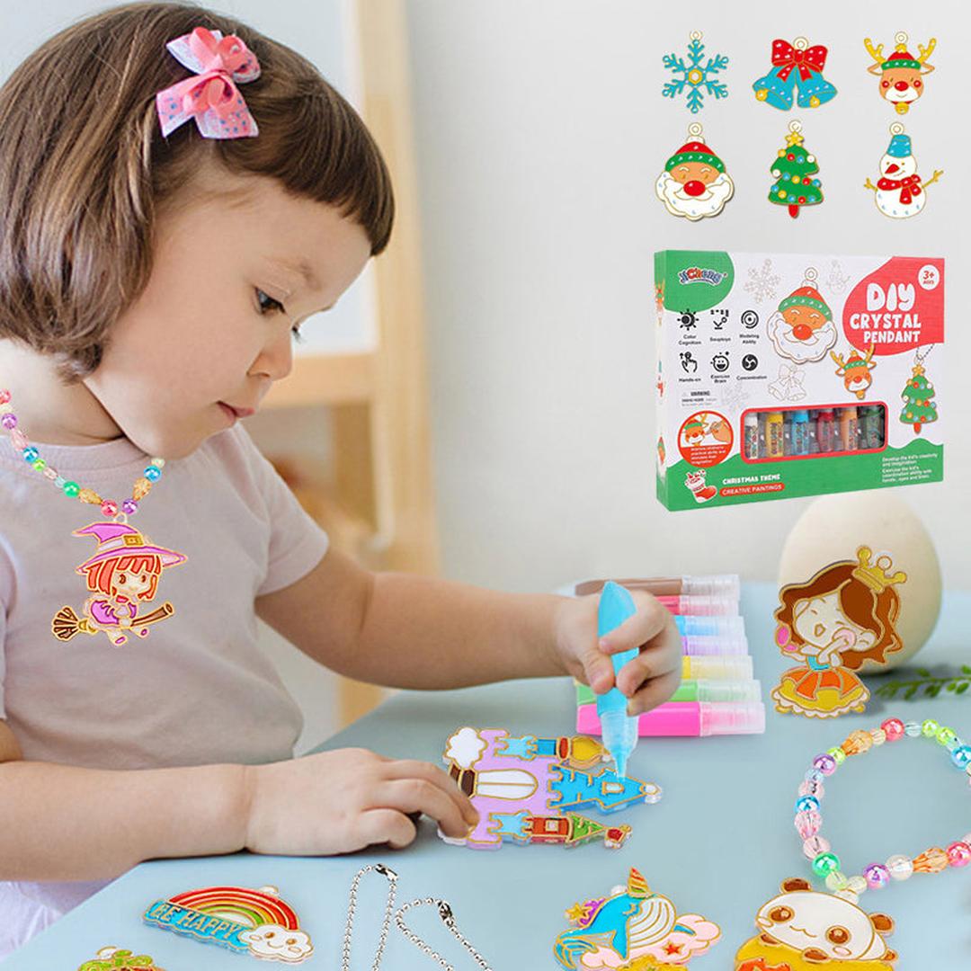 DIY Jewelry Set: Crystal Pendant Craft Kit