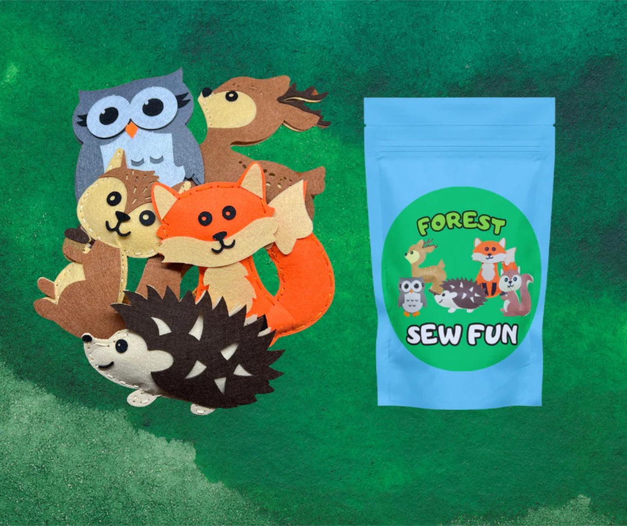 Beginner DIY Felt Animal Sewing Kit