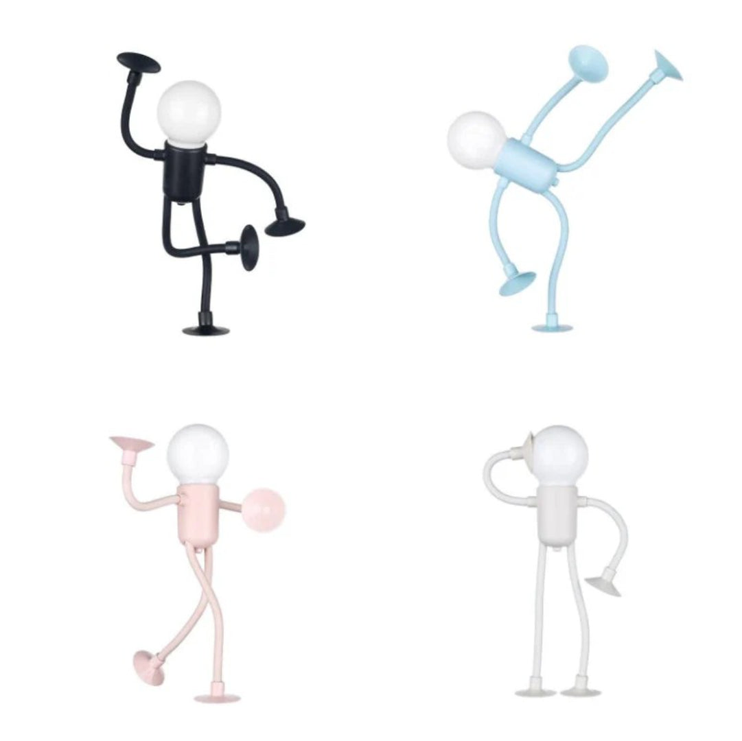 Verstellbare LED-Schreibtischlampe mit flexiblem Nachtlicht