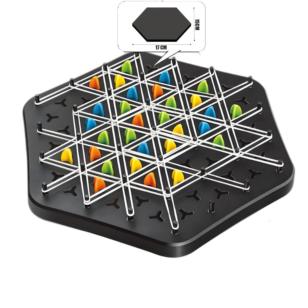 Triangular Logic Strategy Board Game