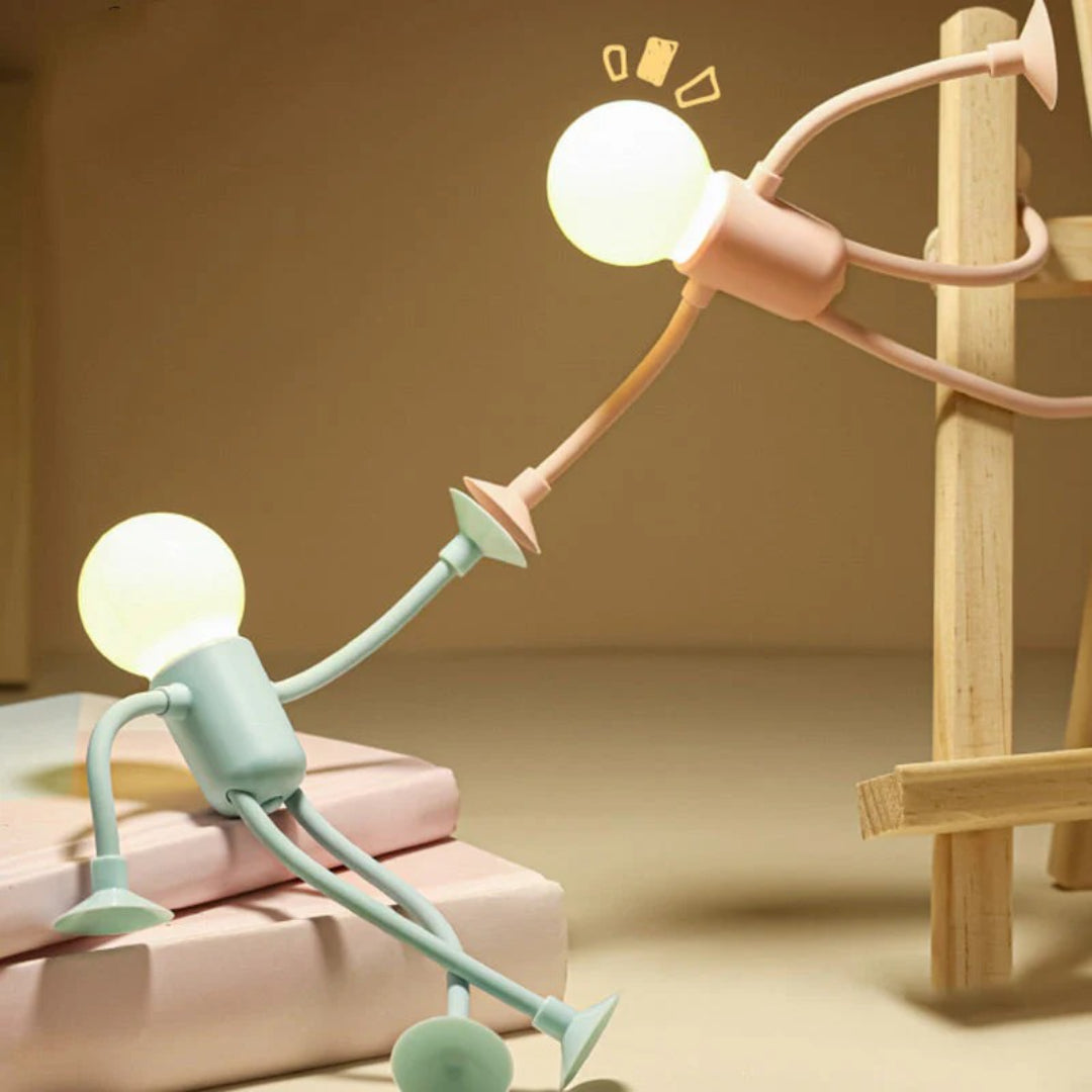 Verstellbare LED-Schreibtischlampe mit flexiblem Nachtlicht