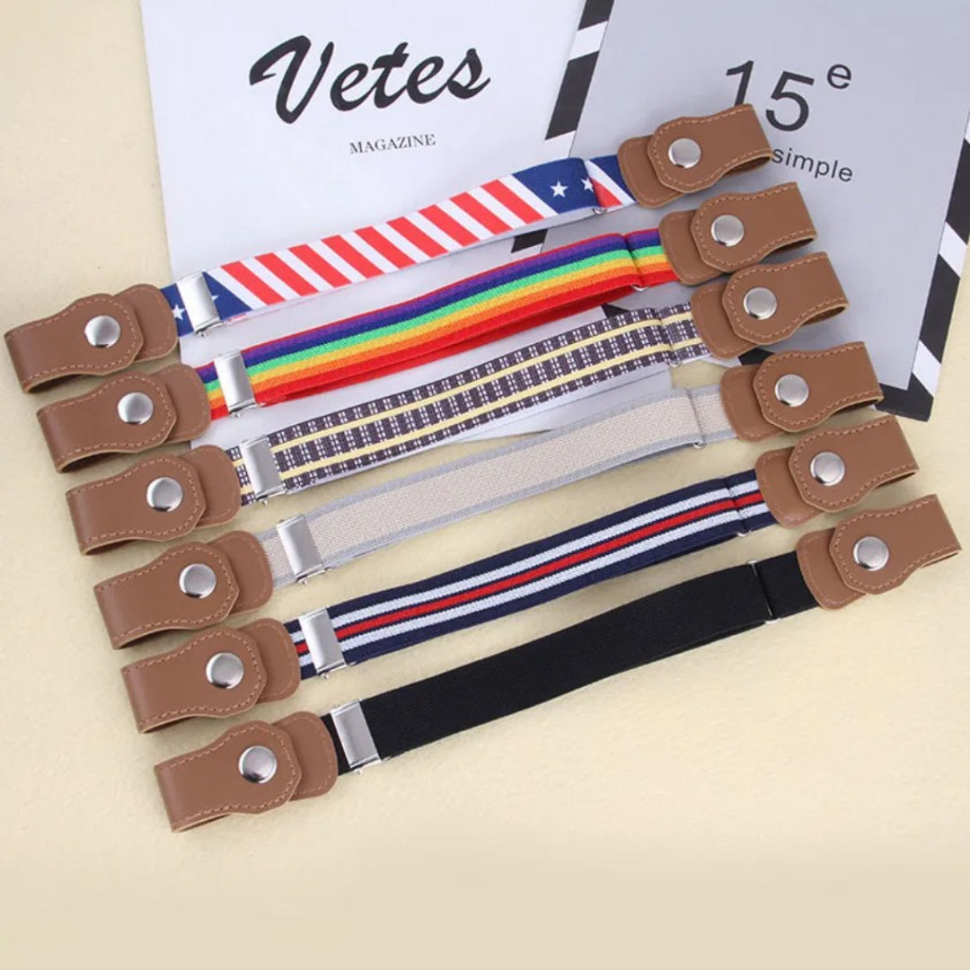 Verstellbarer Elastischer Gürtel für Kinder - Passt 40–65 cm