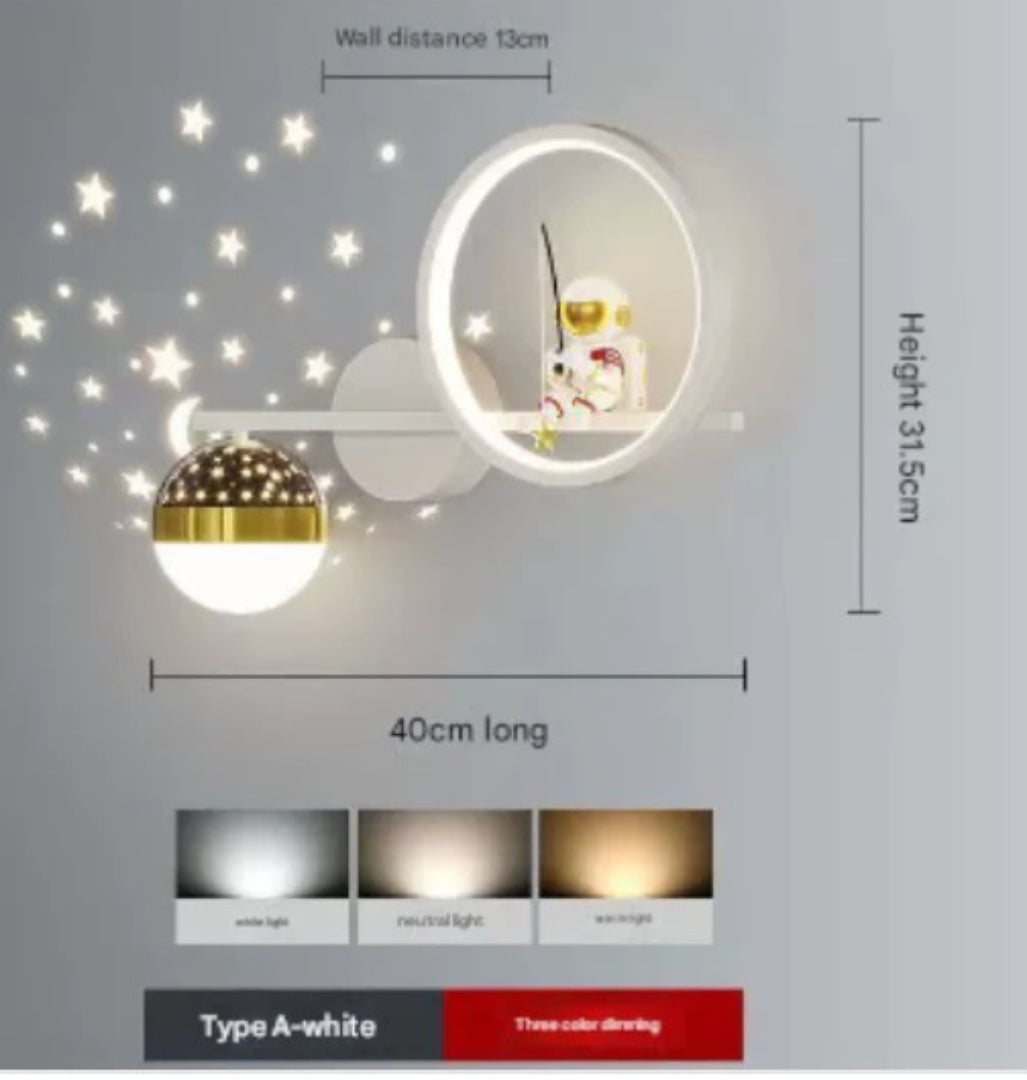 Astronaut Star Projector Night Light for Children's Room