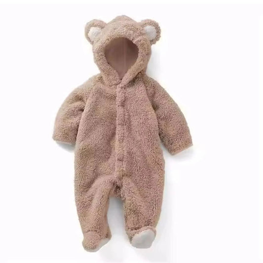 Hooded Infant Onesie mit Ohren - Gemütliche Schlafanzüge