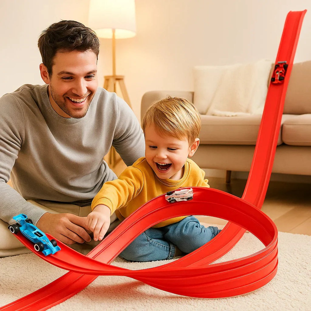 Adjustable Racetrack and Car Set