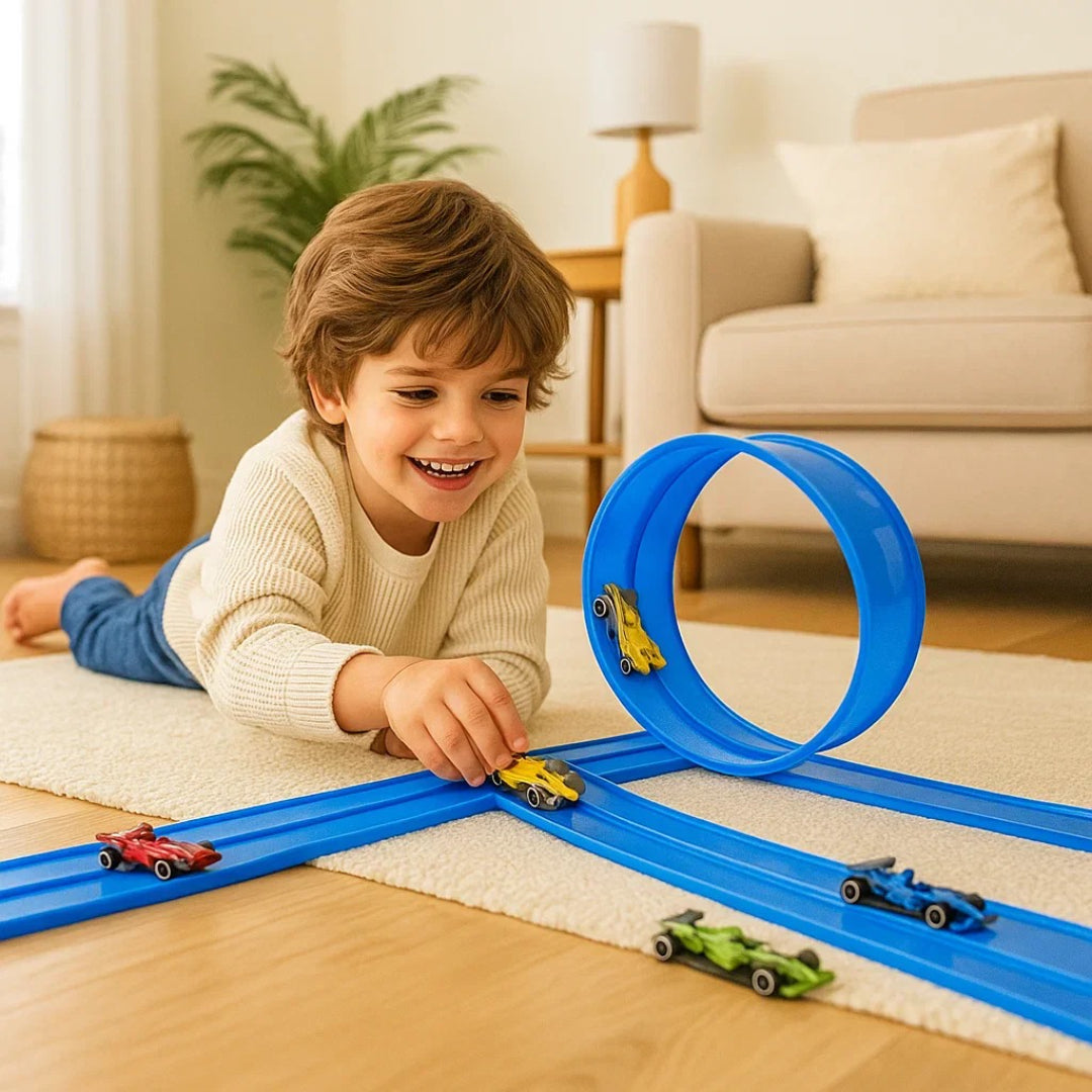 Adjustable Racetrack and Car Set