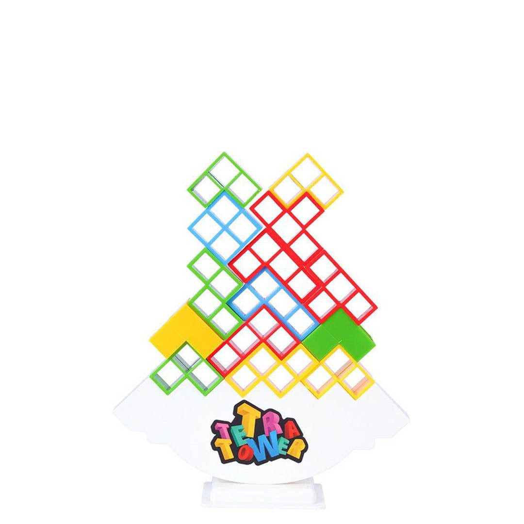 Tetris-Balance Turm – Lustiges Stapel- und Logikspiel für Kinder