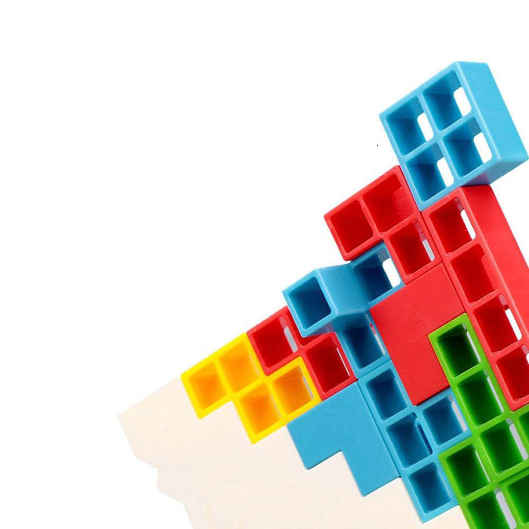 Tetris-Balance Turm – Lustiges Stapel- und Logikspiel für Kinder