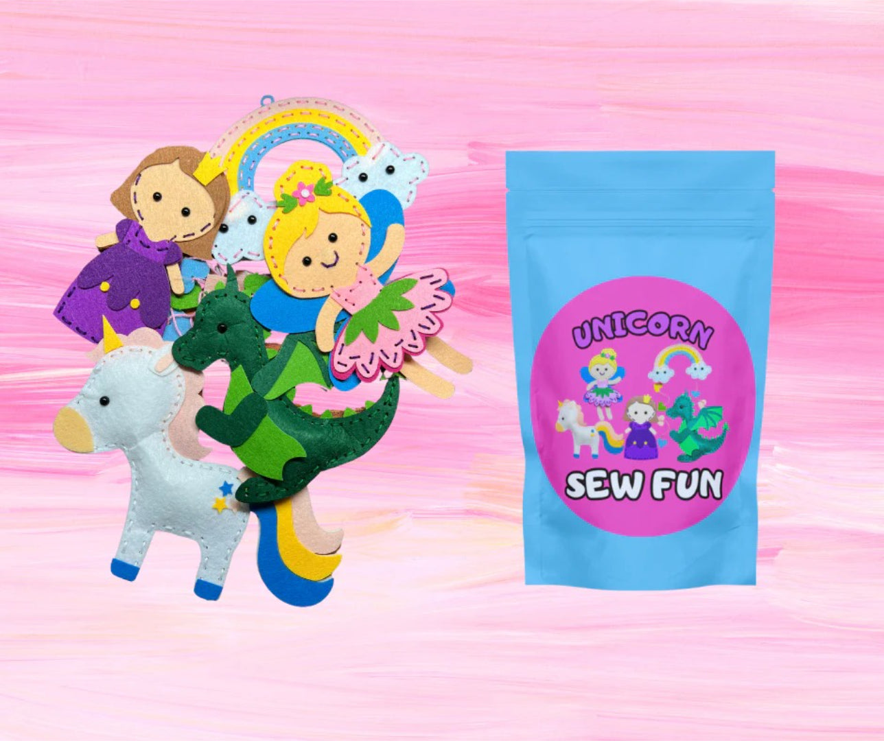 Beginner DIY Felt Animal Sewing Kit