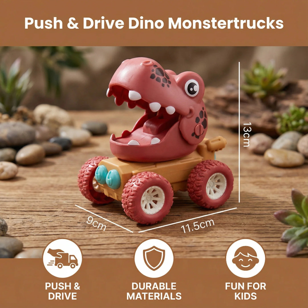 Friction-powered Dinosaur Monster Truck